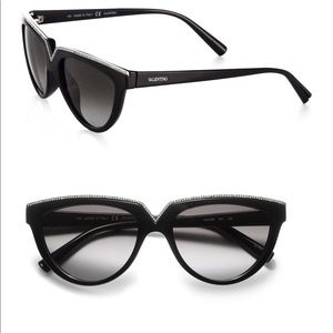 Authentic Valentino Rhinestone catseye sunglasses